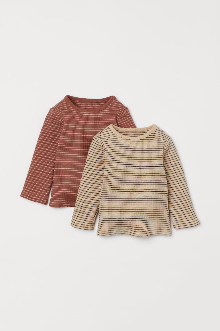 2-pack Ribbed Tops | H&M (US + CA)