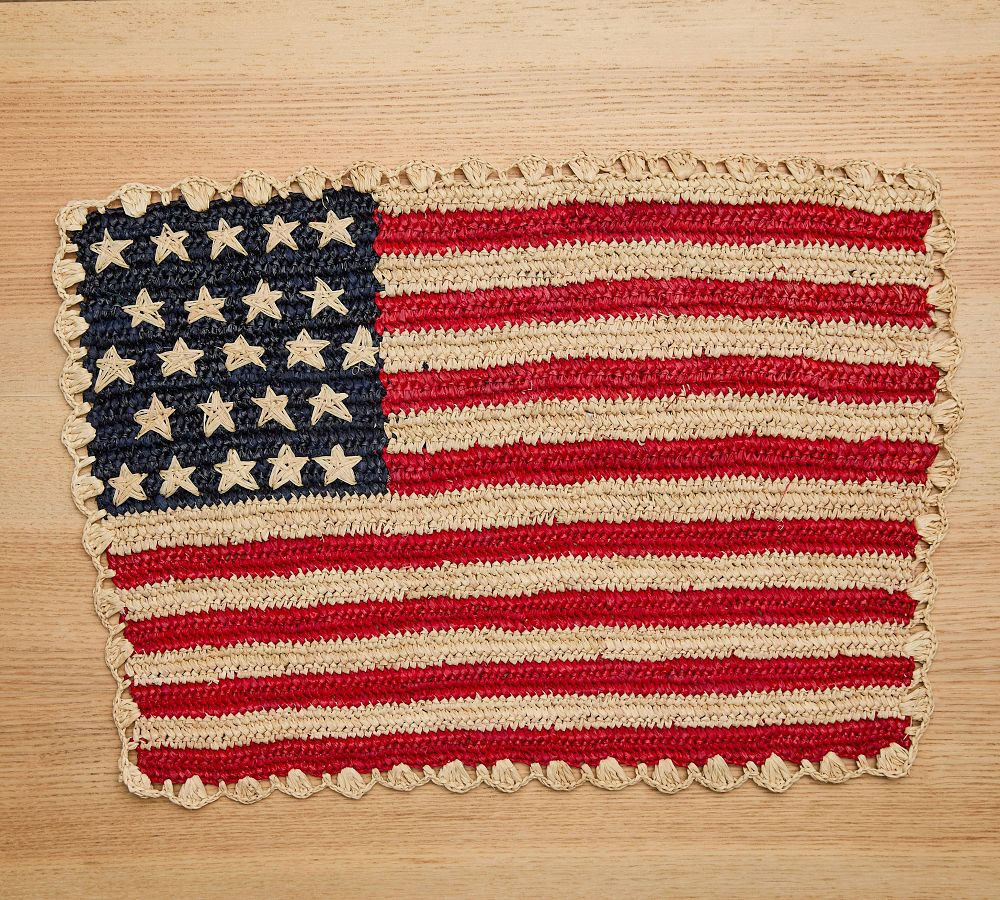 Americana Handwoven Placemat, Set of 4 | Pottery Barn (US)
