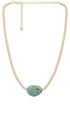 Liquid Gold And Turquoise Necklace
                    
                    Ettika | Revolve Clothing (Global)