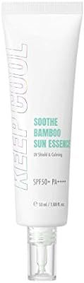 KEEP COOL Soothe Bamboo Sun Essence SPF50+ PA++++ (1.69 fl.oz./50ml) | Strong UV Protection, High... | Amazon (US)