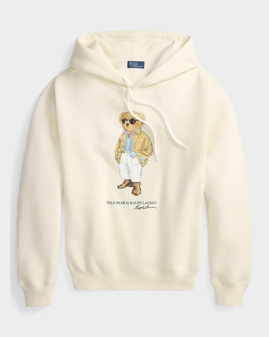 Polo Ralph Lauren Polo Bear Cotton-Blend Hoodie | Neiman Marcus