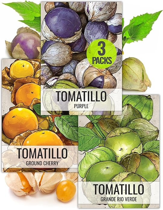 Seed Needs Tomatillo Seeds for Planting Variety Pack - Heirloom, Non-GMO & Untreated - Grow an Ou... | Amazon (US)