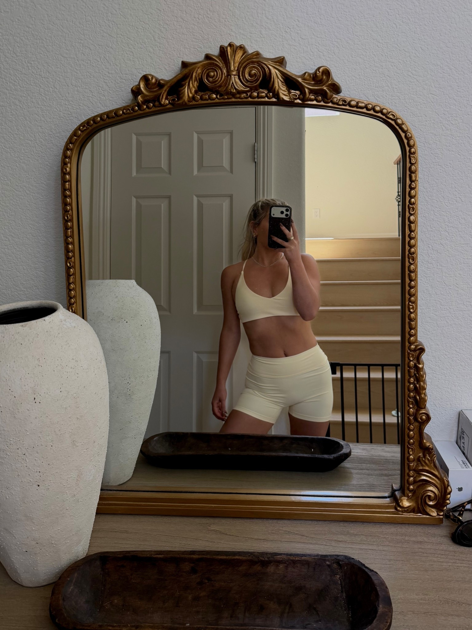 butter yellow from csb
Wearing S top and M bottoms

#LTKootd #LTKfitnessgoals #LTKmomlife