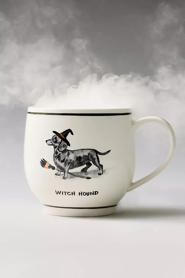 Stoneware Halloween Dog Mug | Anthropologie (US)