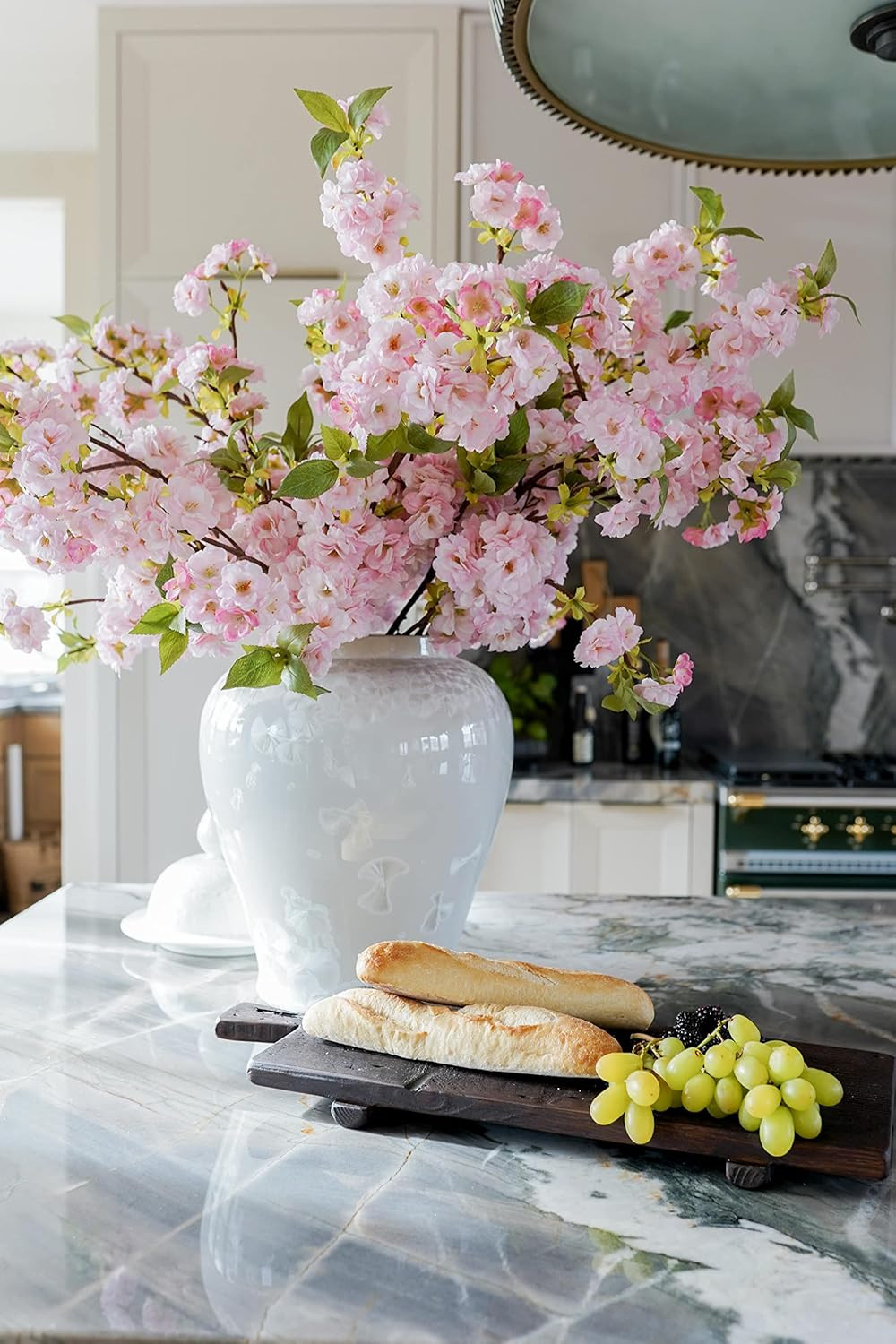 Pink Cherry Blossom Stems – Pack of 3 – by Alice Lane Home Collection – Luxurious Vibrant F... | Amazon (US)