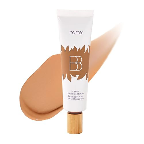 tarte BB blur tinted moisturizer Broad Spectrum SPF 30 – Medium Buildable Coverage with Natural Lightweight Matte Finish, Vegan & Cruelty-Free, full size, tan | Amazon (US)