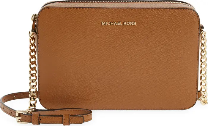 'Large Jet Set' East/West Saffiano Crossbody Bag | Nordstrom