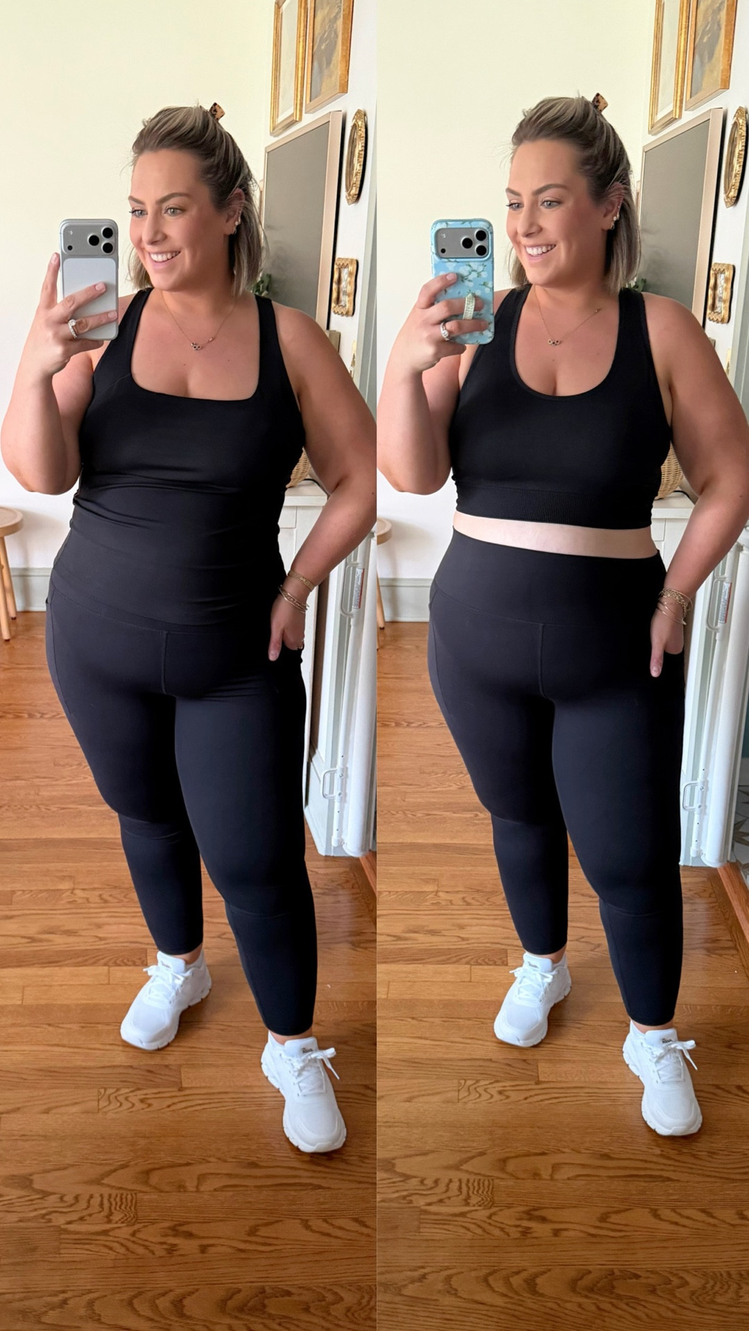 #walmartpartner guys this Avia set is SO good!! The WHOLE outfit including sneakers is $70! Both the tank & leggings go to a 4X!
Tank: 1X
Leggings: XXL
#walmartstyle @walmartstyle @walmart