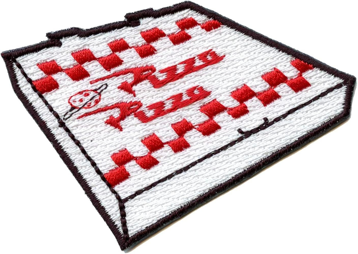 Pizza Pizza Box Patch Food Delivery Iron On Embroidered | Amazon (US)