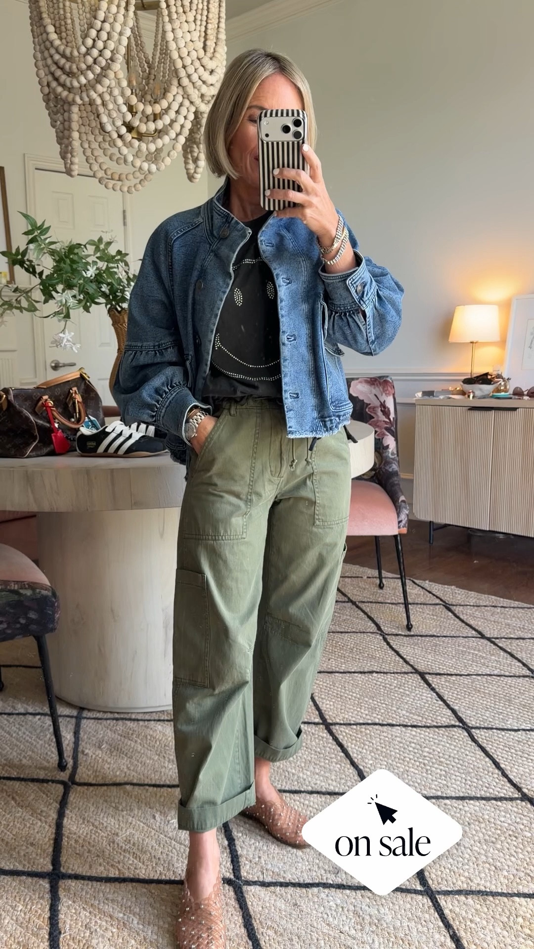 Spring outfit
jelly sandals on sale- i did my bigger shoe size 
jean jacket in size small
tee in xxs
pants in my smaller denim size 24

#LTKgrwm #LTKootd #LTKSaleAlert