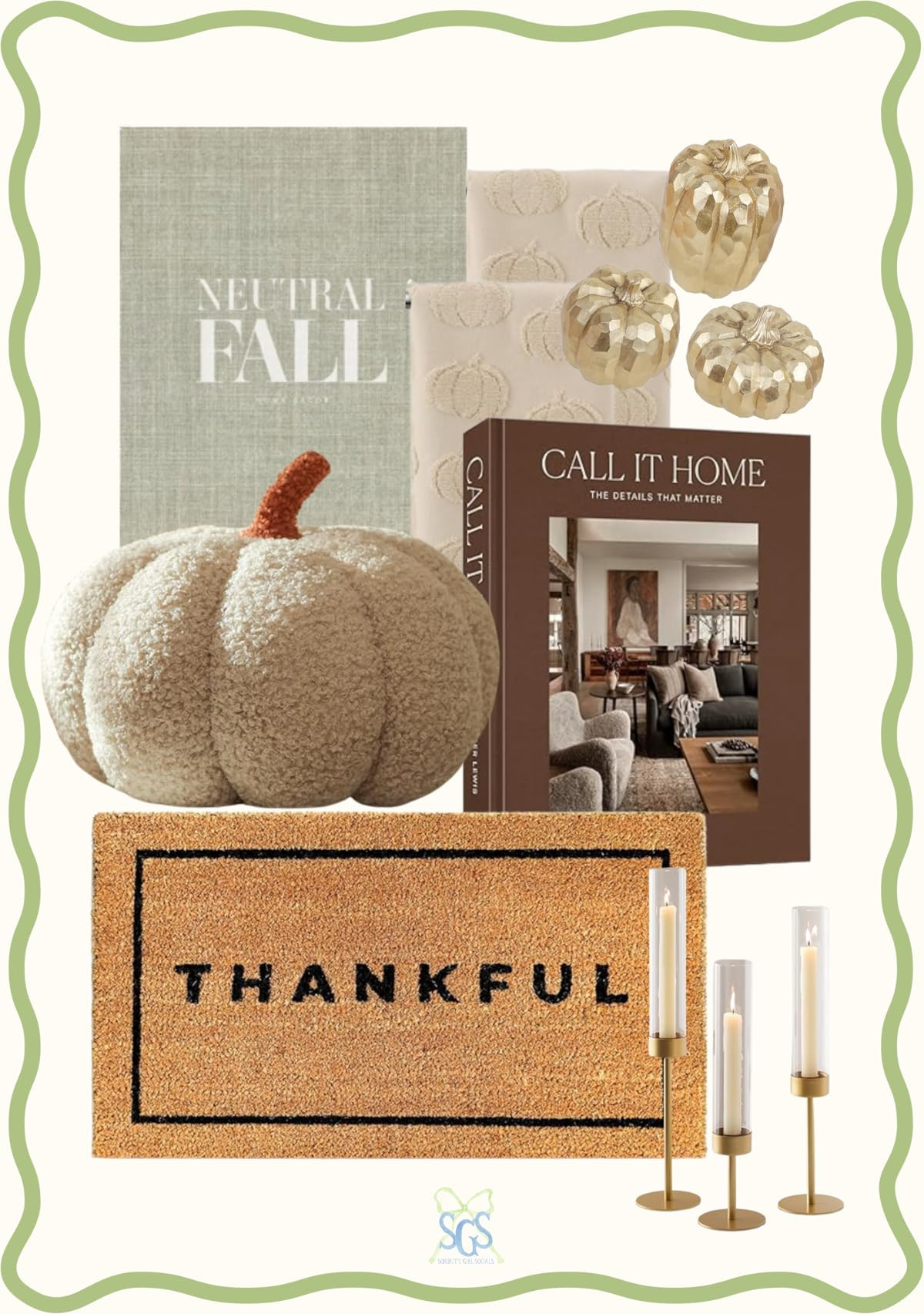 winemana 3 Pack Fall Decor for Home-Gold Pumpkins Thanksgiving Decorations, Table, Fireplace Mant... | Amazon (US)