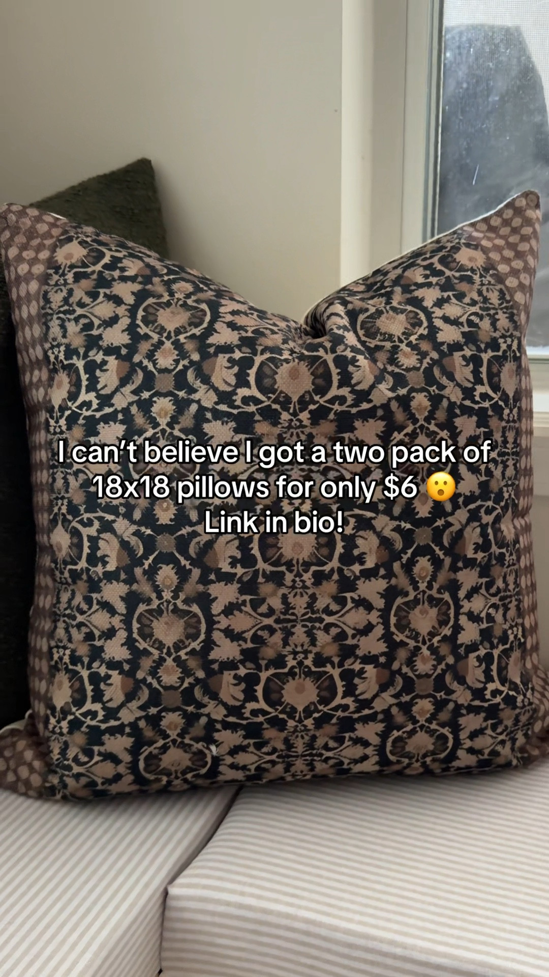 Stunning pillows for only $6!! 

#LTKHome #LTKOver40 #LTKFallSale