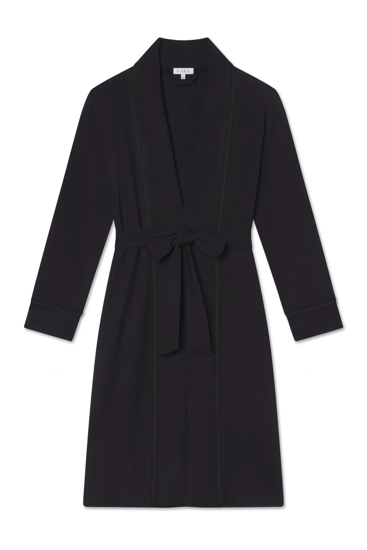 Relax Robe in Black | Lake Pajamas