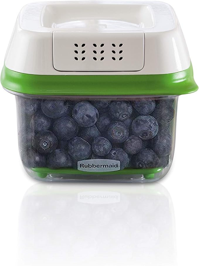 Rubbermaid FreshWorks Produce Saver Food Storage Container, Small, 2.5 Cup, Green 1920480 | Amazon (US)