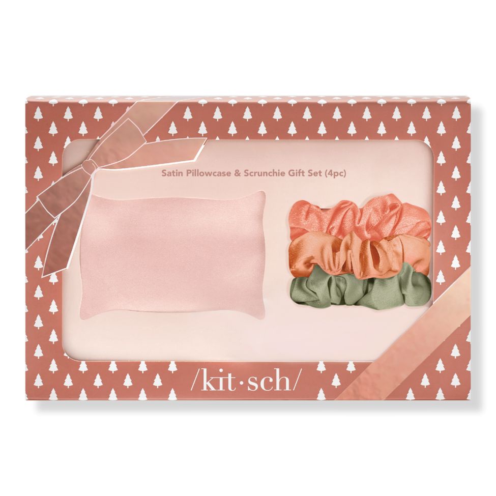 Holiday Satin 4 Piece Pillowcase & Scrunchie Gift Set | Ulta