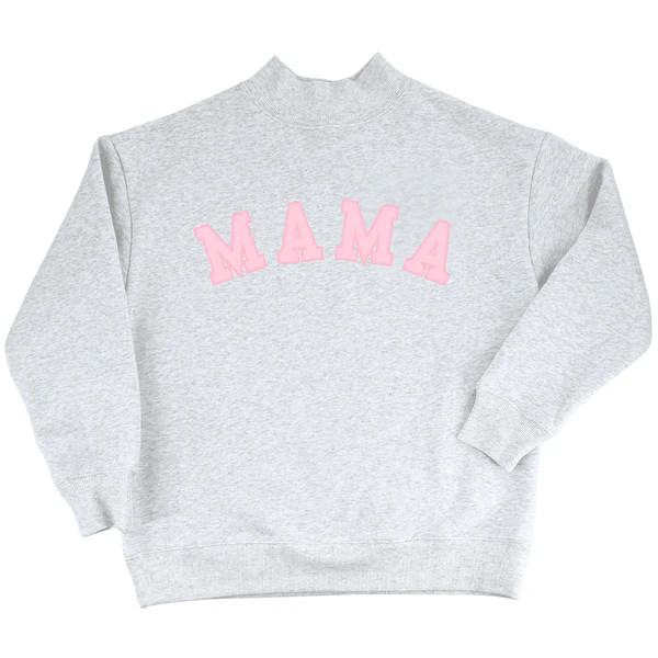 Custom Mockneck Sweatshirt | Sprinkled With Pink