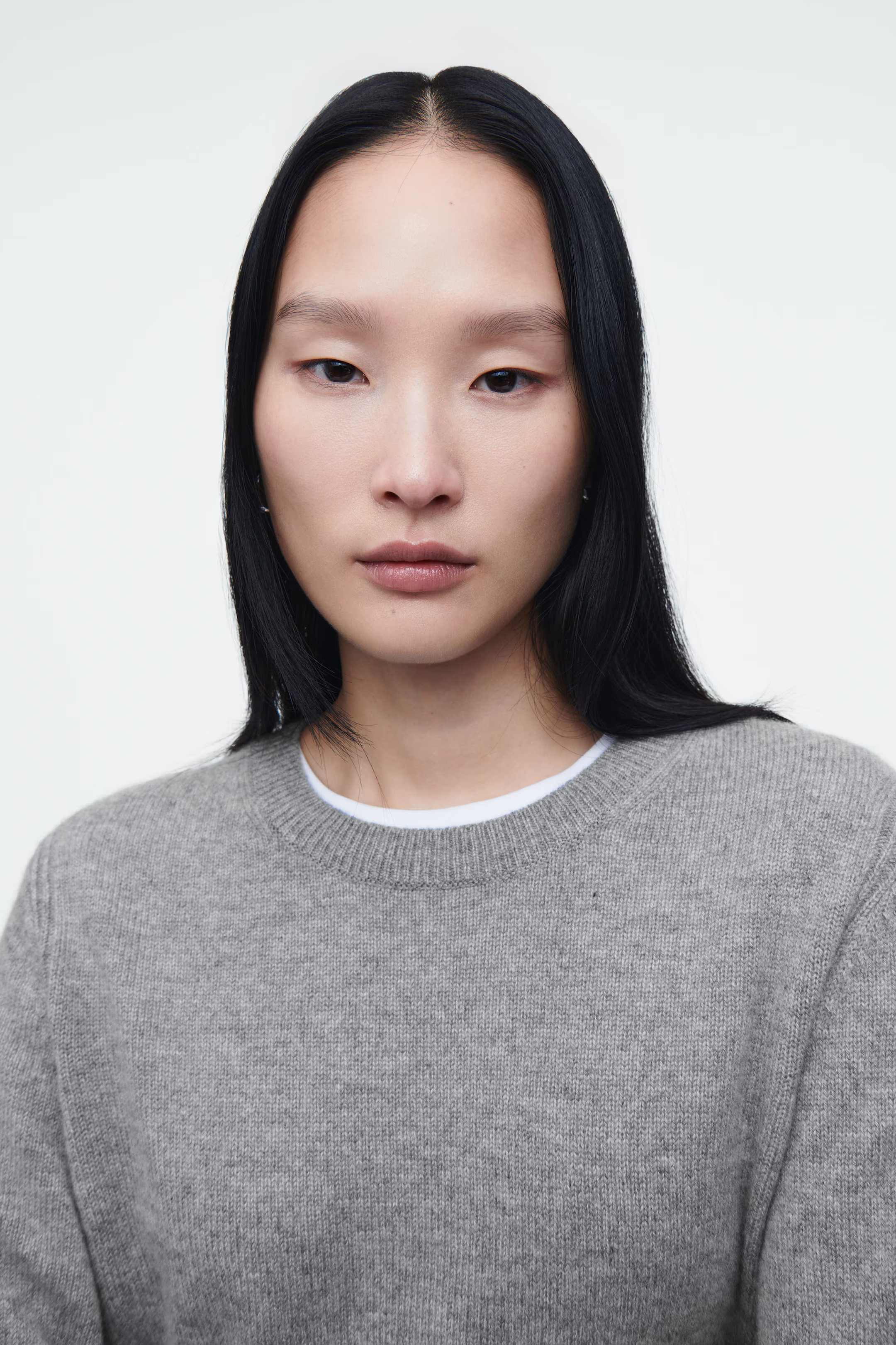 PURE CASHMERE JUMPER - GREY | COS (AU)