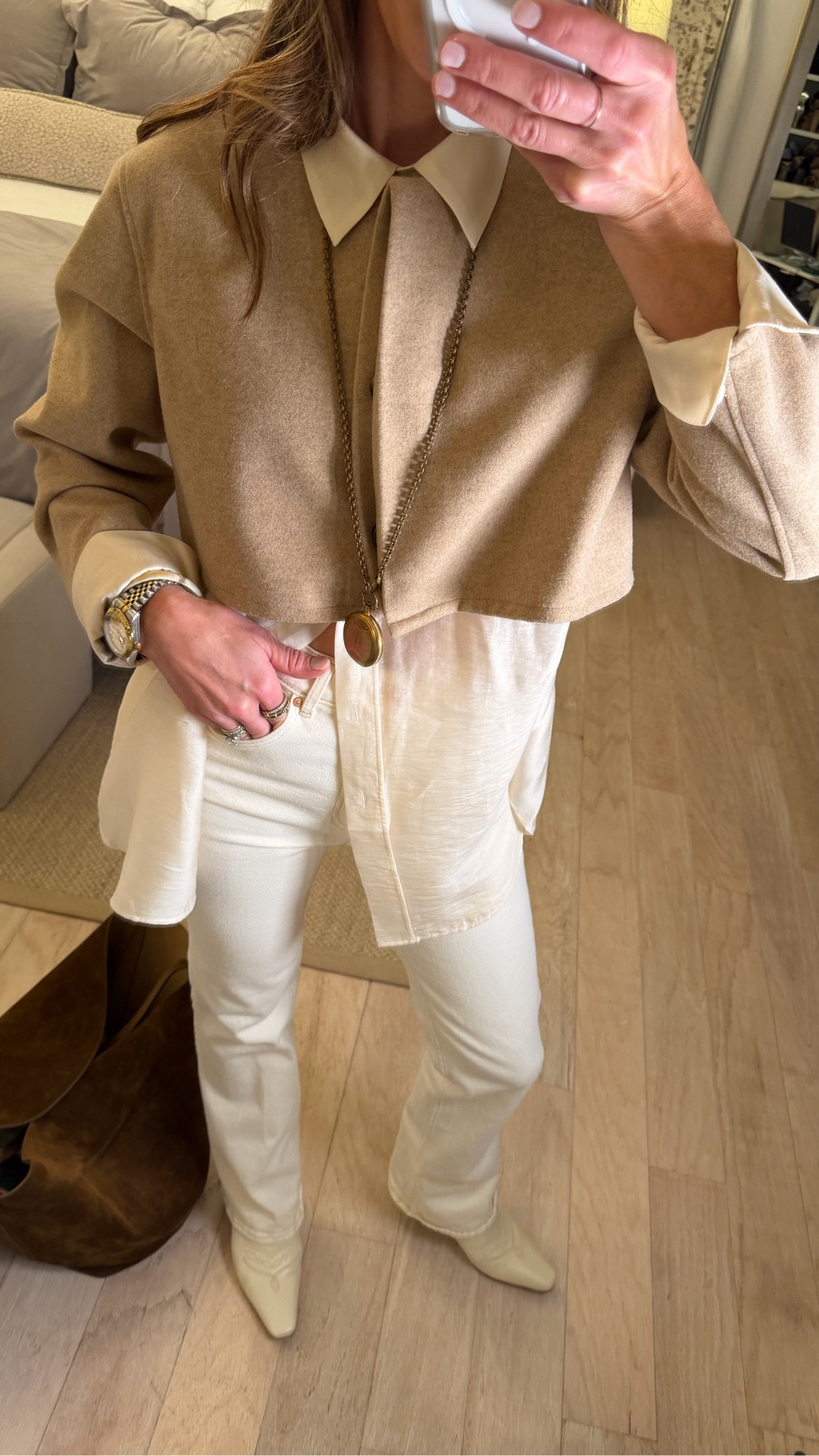 Amazon cropped jacket styled by me. Winter white outfit 

#LTKFindsUnder50 #LTKgrwm #LTKootd