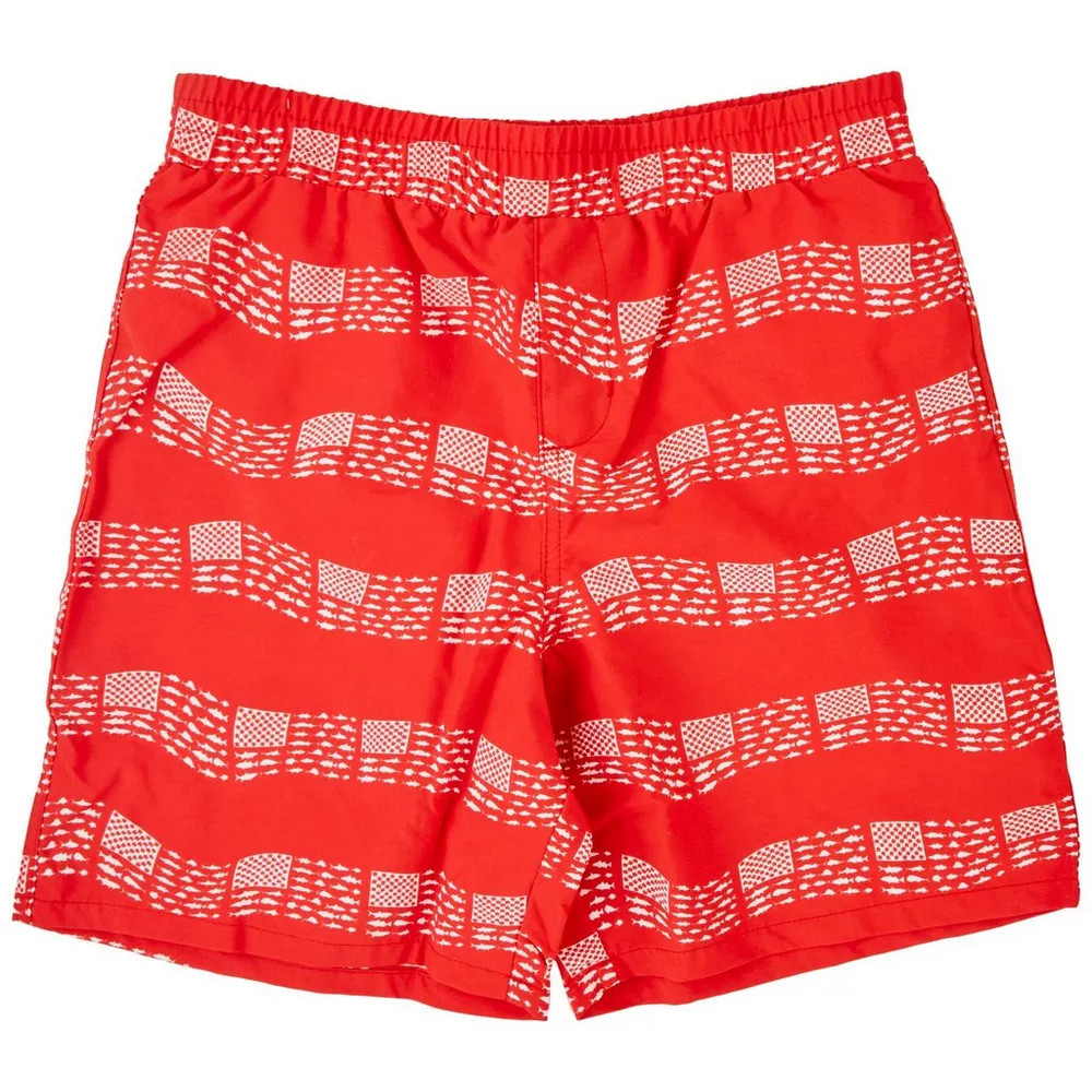 Big Boys Fish & Flag Print Swim Shorts | Bealls