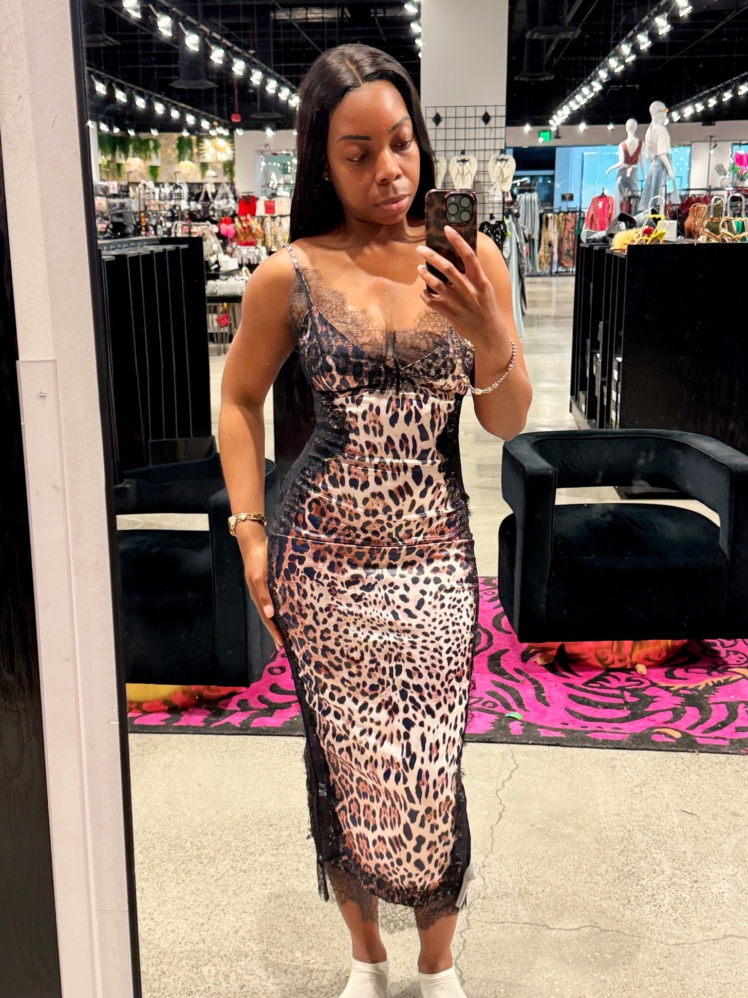 When I saw this sexy satin & lace leopard dress online at @AKIRA I had to see what it looked like on 👀🐆✨

I’m wearing it in a size small, it fits true to size and it’s stretchy. I think I just found my next date outfit!

#LTKdayinmylife