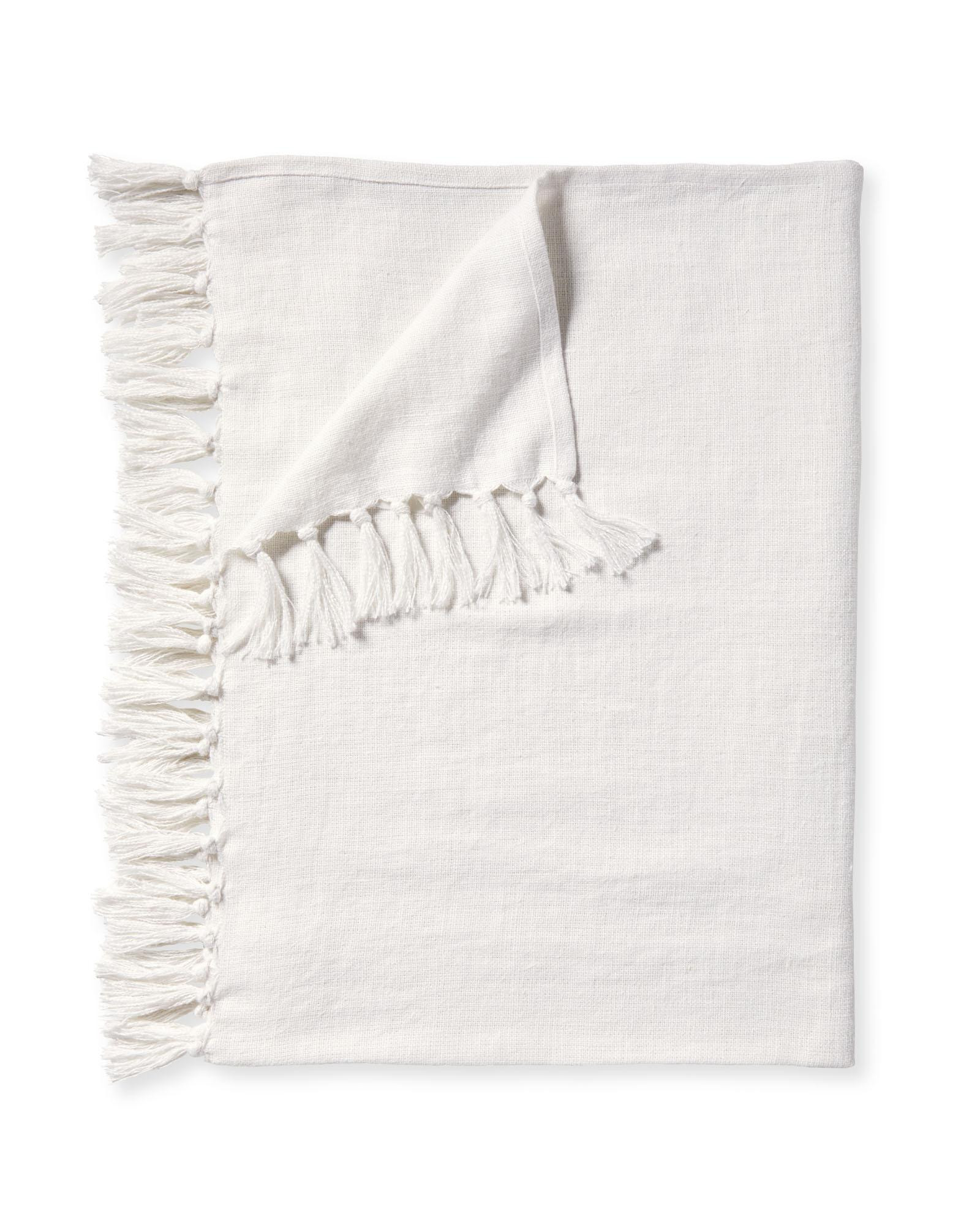 Mendocino Linen Throw | Serena and Lily