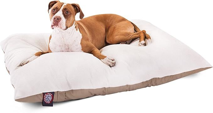 36x48 Khaki Rectangle Pet Dog Bed By Majestic Pet Products Large | Amazon (US)