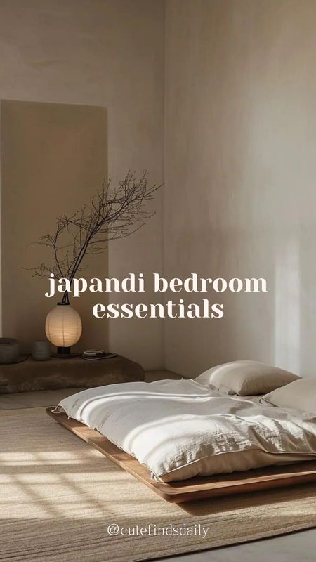 Japandi home decor bedroom essentials 

#bedroom #home #decor #minimal #furniture 

#LTKhome #LTKSeasonal #LTKstyletip
