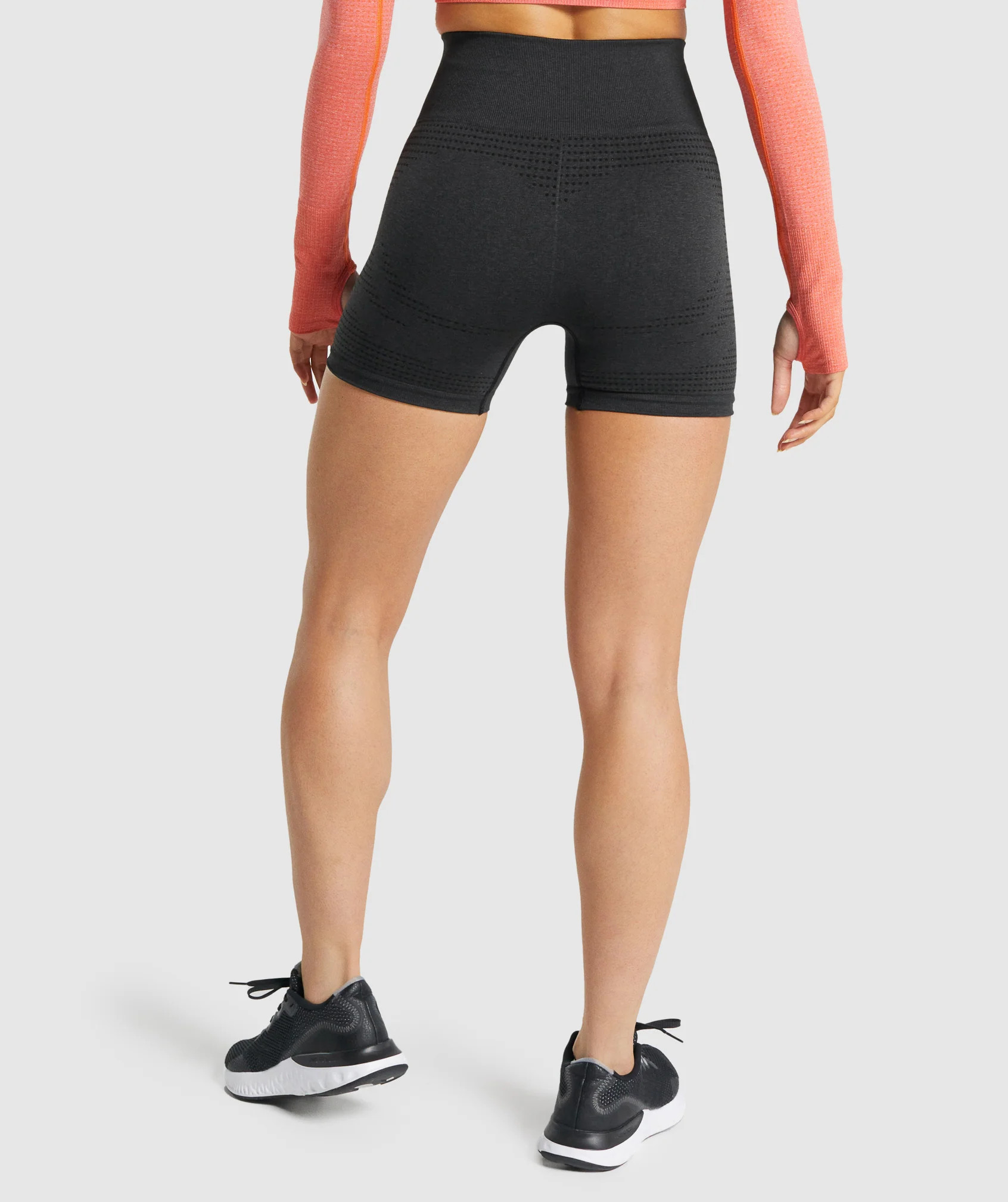 Gymshark Vital Seamless 2.0 Shorts - Black Marl | Gymshark (Global)