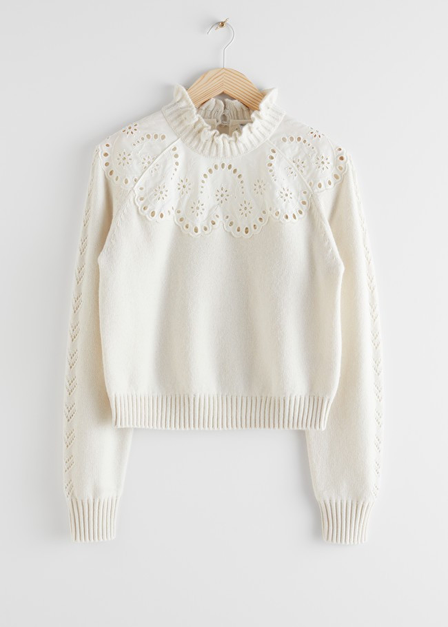 Wool Blend Scalloped Sweater | & Other Stories (EU + UK)