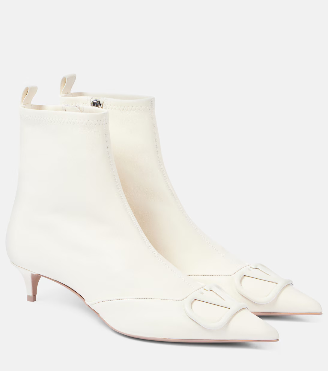 VLogo Signature 40 leather ankle boots | Mytheresa (UK)