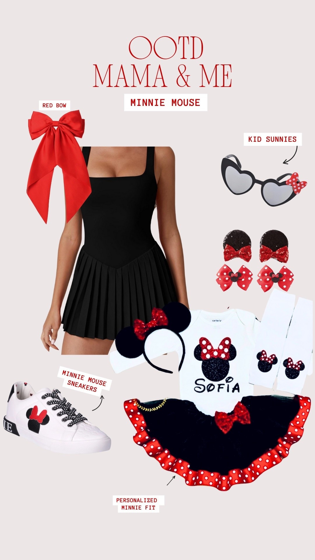 Mommy and me Minnie Mouse Disneybound 

#LTKActive #LTKFamily #LTKKids