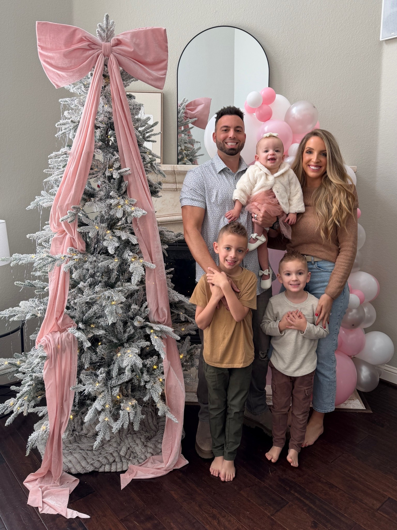 Nora’s Winter One-derland 🌲🎀❄️

We celebrated our baby girl turning one at home, surrounded by the people who love her & it still feels surreal to say she’s already a year old! This past year flew by faster than ever & I find myself equal parts excited & nostalgic as we close this chapter.

She’s our 3rd baby but our first girl & she truly completed our family. Watching her be loved so fiercely by her big brothers has been one of the greatest joys of my life! Even as the youngest, she has a determination & spunk that already fills every room & I have no doubt she’s going to move mountains!

Our house has quickly turned pink, our hearts even fuller & while it’s bittersweet to leave babyhood behind, I’m so excited for all the girlie moments ahead & the lifelong best friend I get to watch her become 💗

#WinterOneDerland #FirstBirthdayGirl #BabyGirlMagic #ThirdBabyLove #FamilyOfFive #PinkHouseVibes #BigBrothersLove #MilestoneMoments #OneYearOld #MotherhoodMagic

#LTKKids #LTKBaby #LTKFindsUnder50