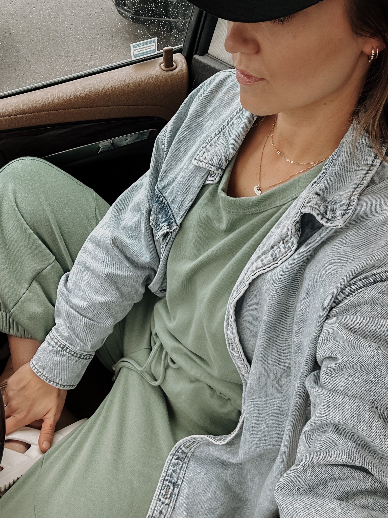 FAVORITE denim jacket. Looks good over everything. I sized up one to a large. 