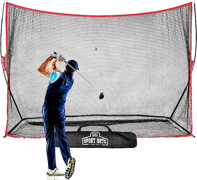 Heavy Duty Golf Net - Golf Net for Backyard Driving or Indoor Garage Golf Practice - 10x7 feet Hi... | Amazon (US)