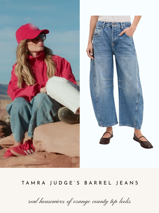 Tamra Judge's Barrel Jeans 

 