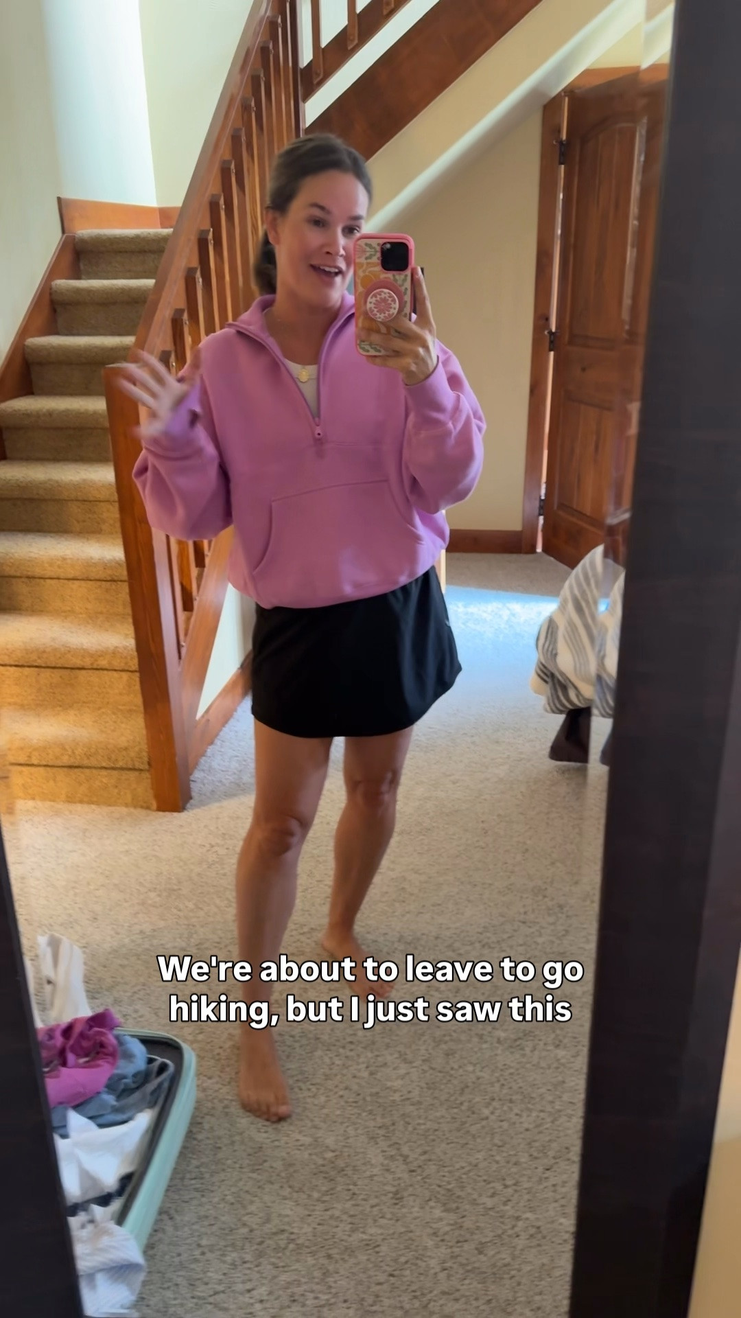 My skort is on clearance for $11 in blue! The black is sold out and the other colors are going fast. 

My pullover is also 30% off! Linked a few matching bottoms 🩷

#LTKootd #LTKSaleAlert #LTKdayinmylife