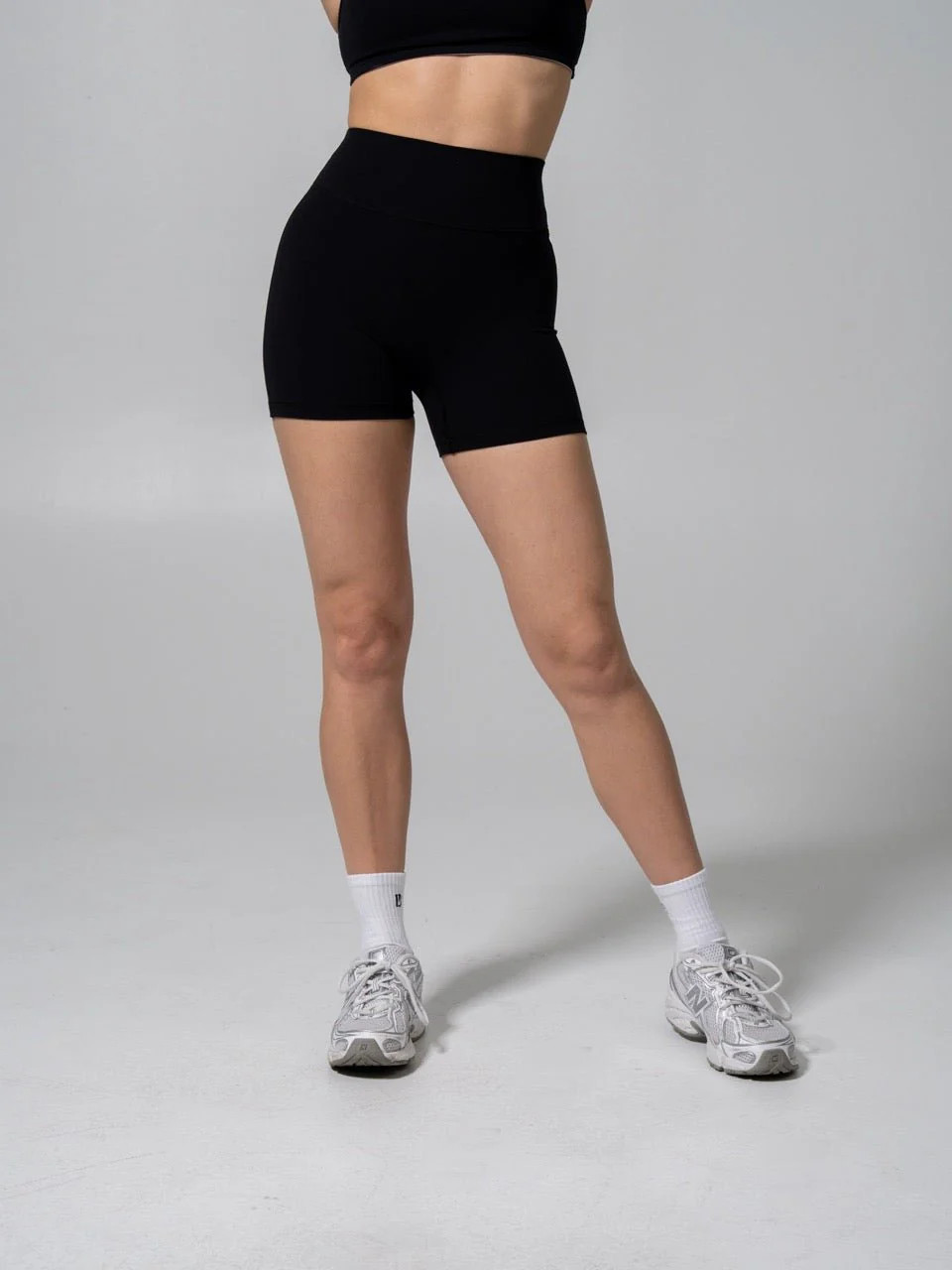 Onyx Black Legacy Short 4" Biker Shorts | Buffbunny Collection