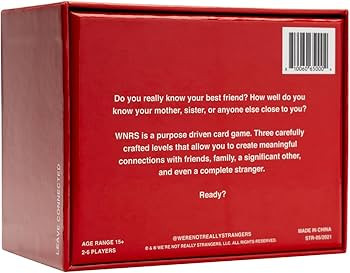 WE'RE NOT REALLY STRANGERS Card Game - 150 Conversation Cards for Adults, Teens, Couples, & Stran... | Amazon (US)