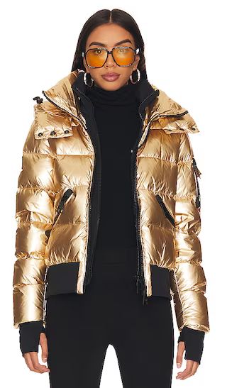 Bungalow Jacket in Gold | Revolve Clothing (Global)