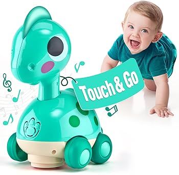 Baby Toys 6-12 Months - Touch & Go Musical Light Infant Toys Baby Crawling Baby Toys 12-18 Months... | Amazon (US)