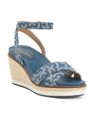 Leather Espadrille Wedges | Marshalls