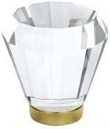 Emtek Brookmont Crystal Knob as Clear Available in 3 Sizes and 10 Base Finishes - 86397US4 - (Dim... | Amazon (US)