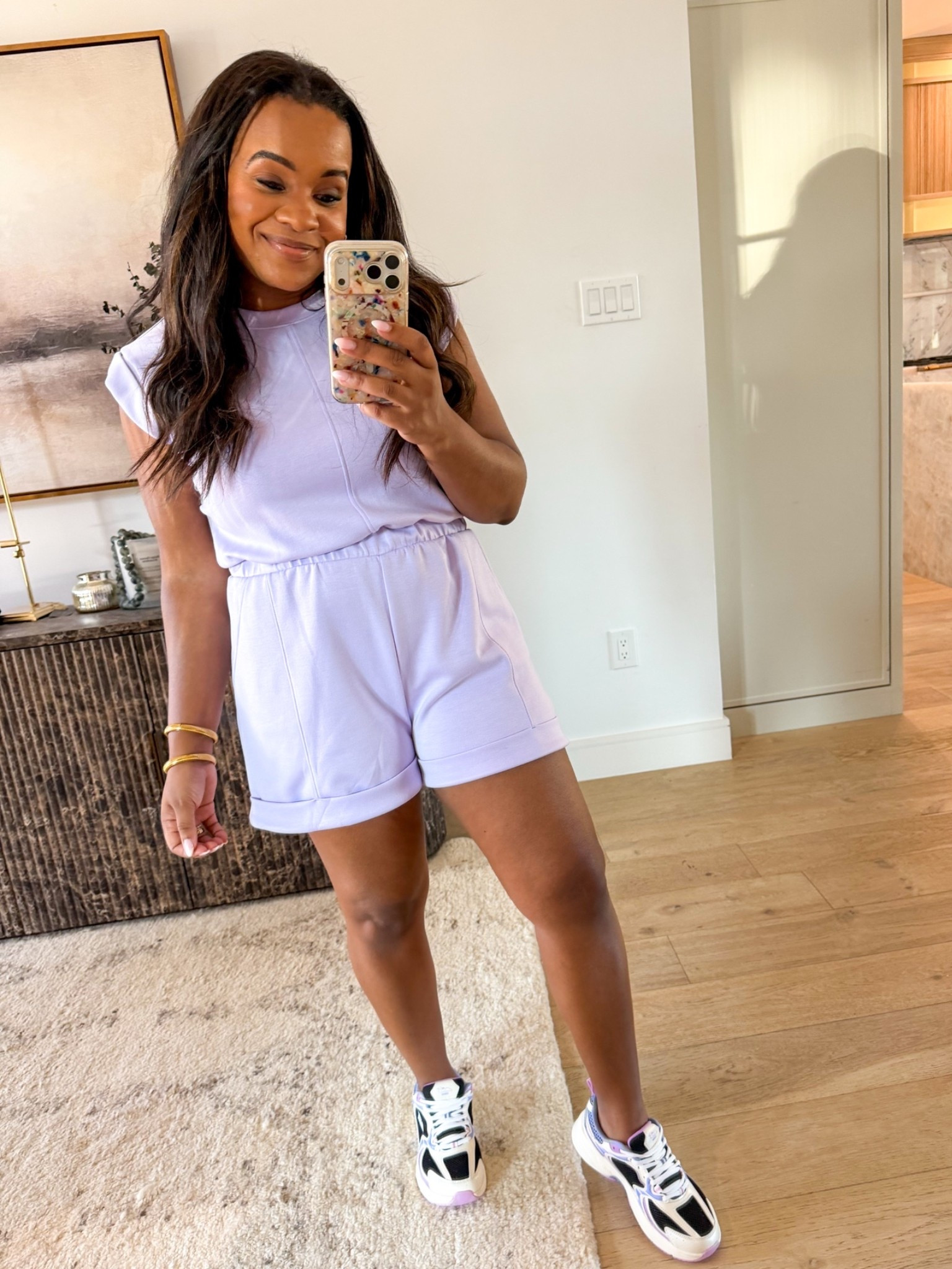 This scuba knit romper from Walmart is so comfortable! Only $26 & comes in 4 colors 🤩 

 #LTKootd #LTKMidsize #LTKSeasonal
