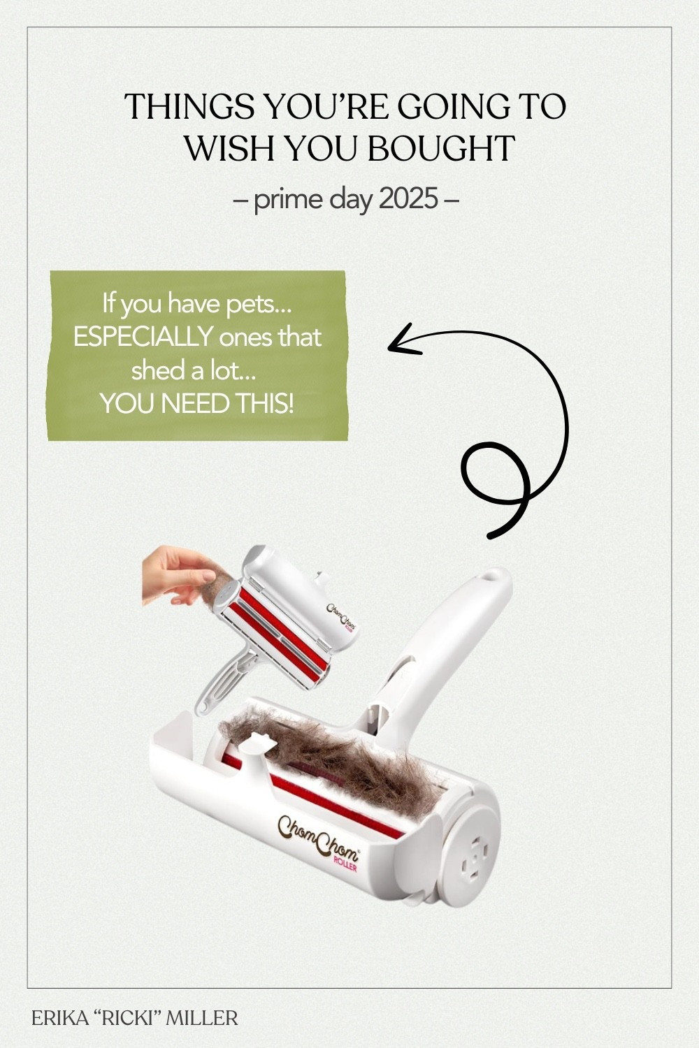 Reusable pet hair remover! If you have a pet, you NEED THIS!! It works so well I might have to get a second one!
We’ve had our first chom chom since 2020 and it still works like brand new!

#LTKPets #LTKSaleAlert #LTKHome