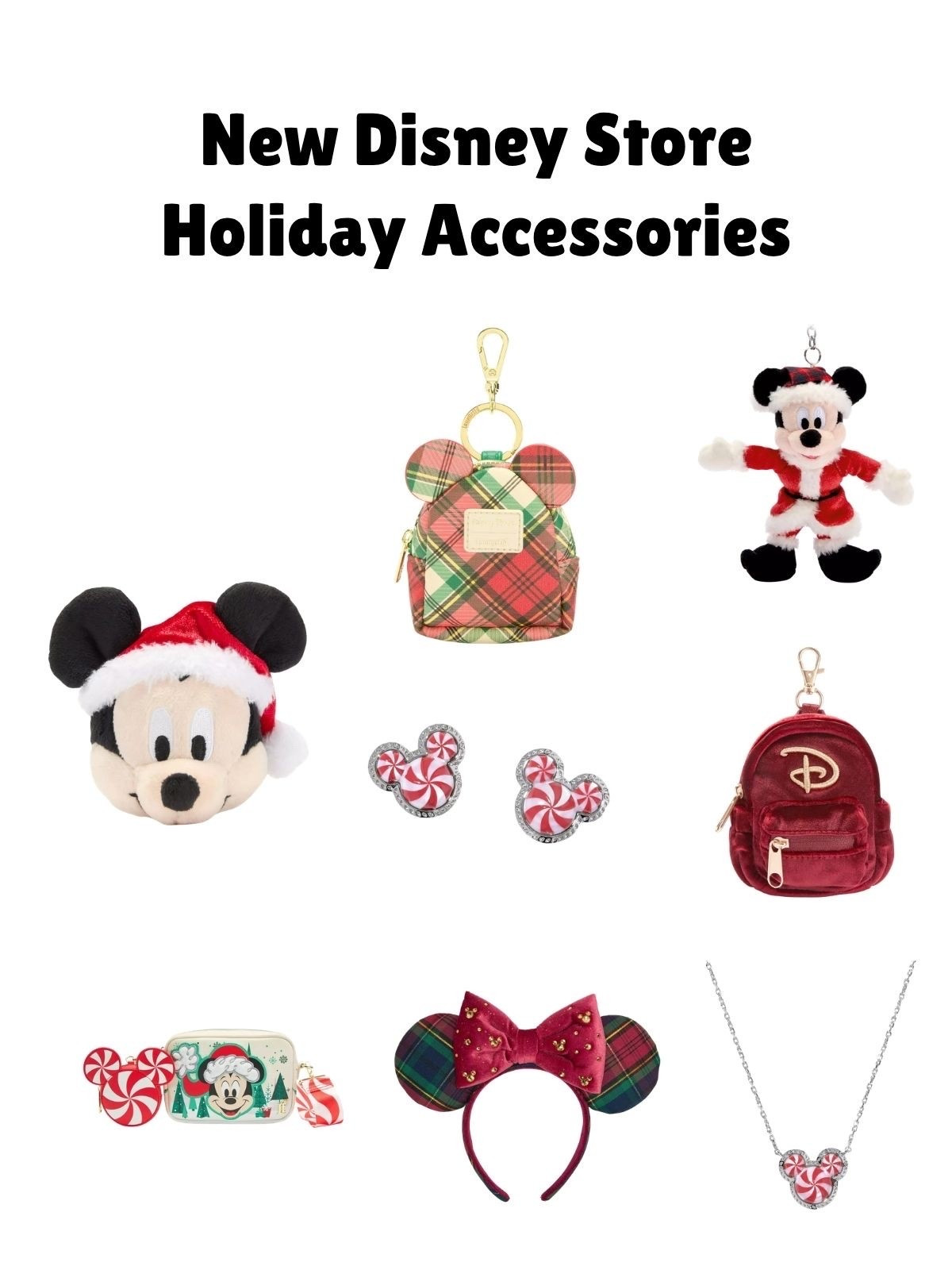 New Disney Store holiday accessories