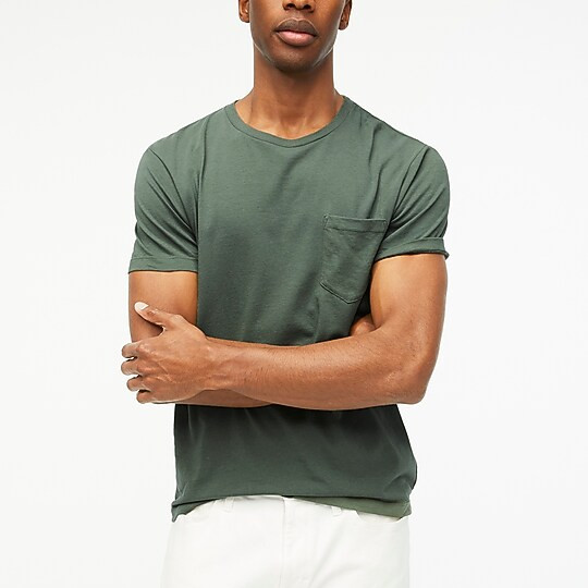 Washed jersey pocket tee | J.Crew Factory