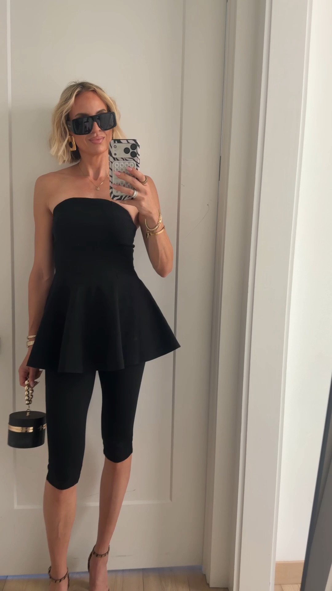Wearing a small in the top, a small in the capris. Shoes run TTS. ￼

#LTKdayinmylife #LTKSeasonal #LTKTall