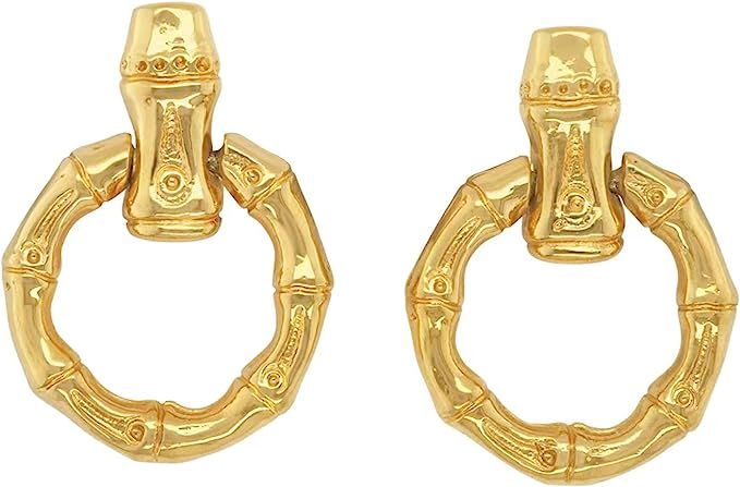 Gold Silver Hoop Dangle Earrings For Women Girls Statement Retro Earrings Multiple Styles Jewelry... | Amazon (US)