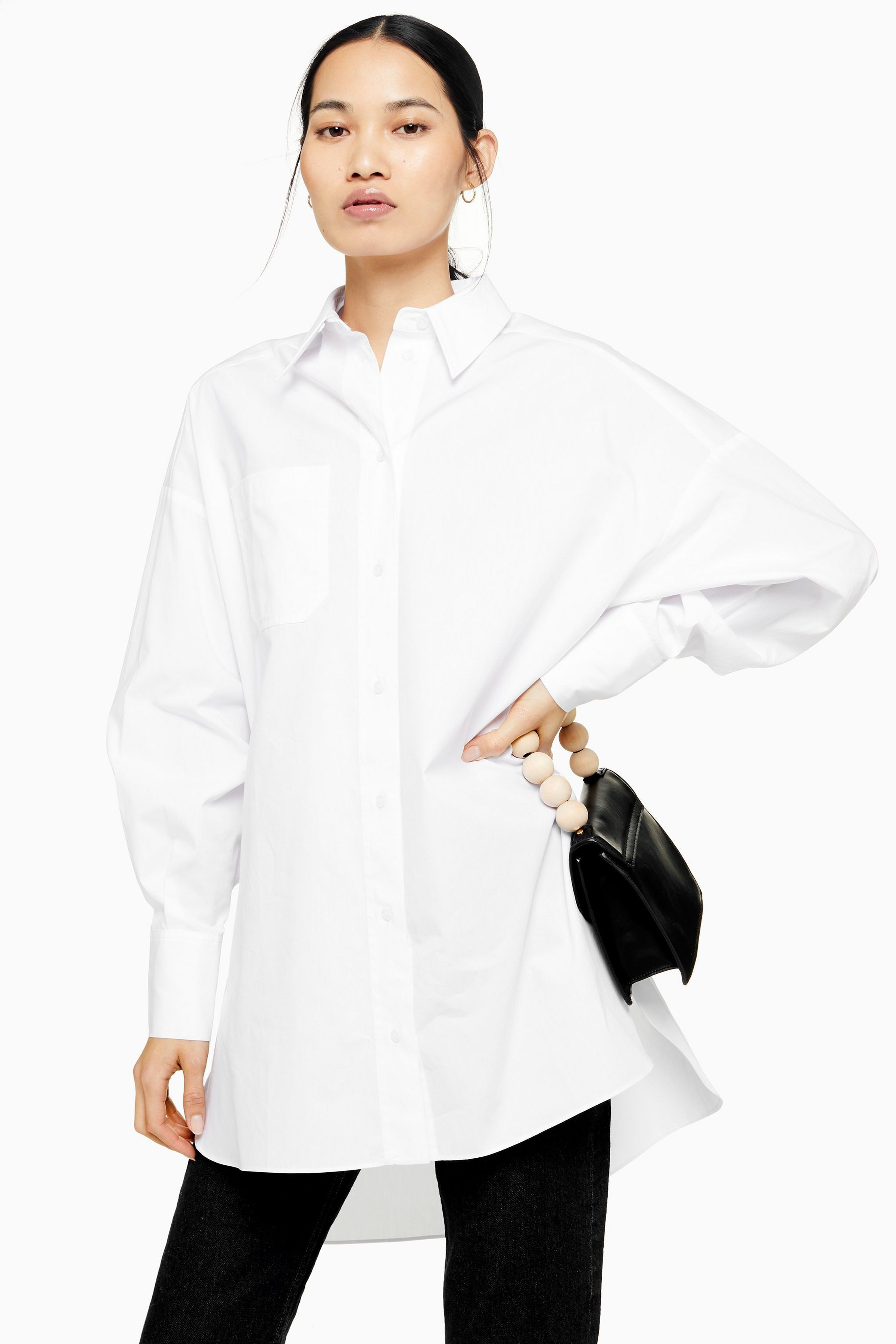 Oversized Poplin Shirt | Topshop UK