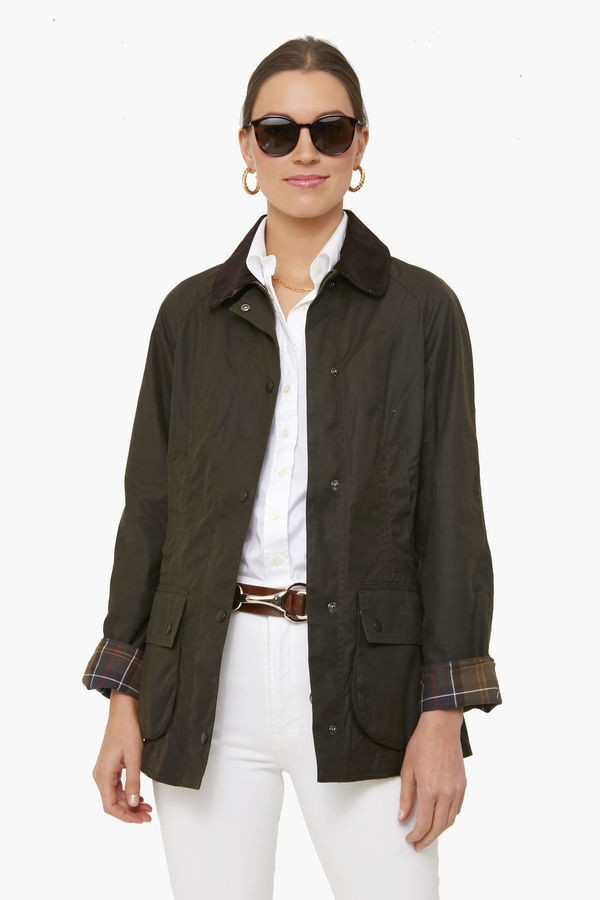 Classic Olive Beadnell Wax Jacket | Tuckernuck (US)
